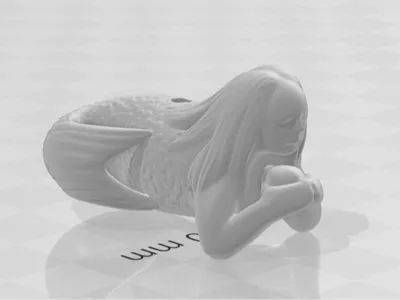 jack sparrow netsuke mermaid