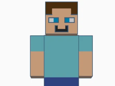 Steve with armor