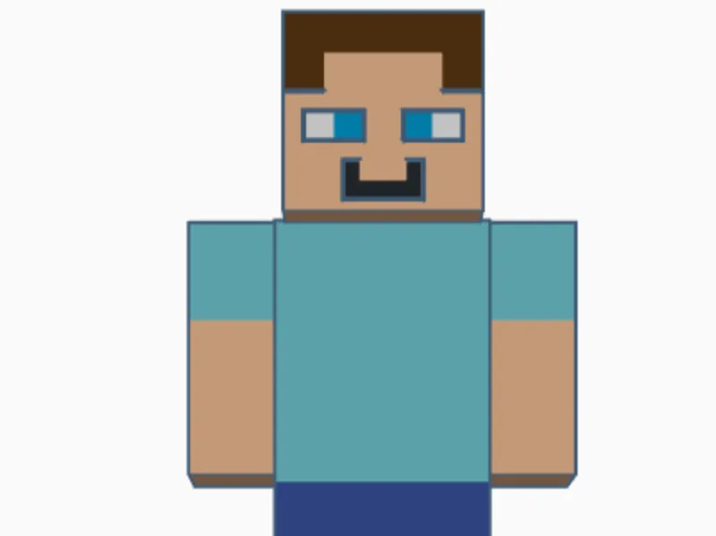 Steve with armor
