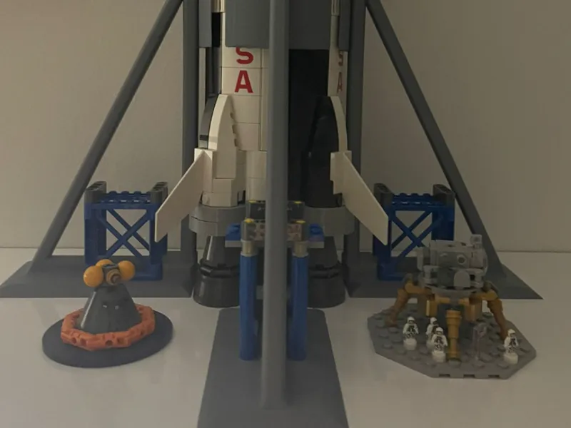SUPPORTO PER LEG-0 APOLLO SATURN V NASA 