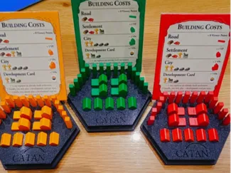 Catan Game piece Holder
