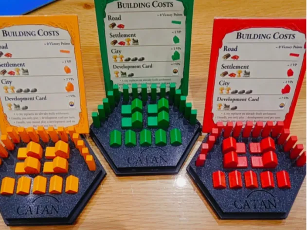 Catan Game piece Holder