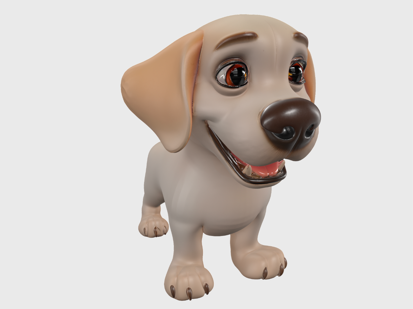 狗狗 拉布拉多 Labrador 可爱 动物 雕塑 摆件
