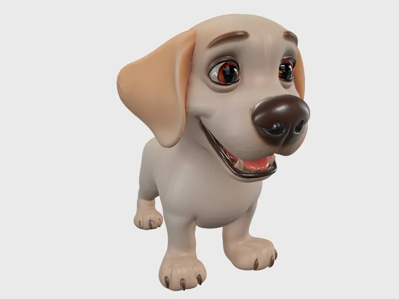狗狗 拉布拉多 Labrador 可爱 动物 雕塑 摆件