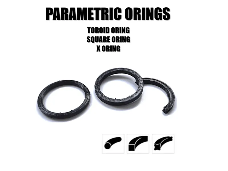 O-rings Paramétricas en TPU