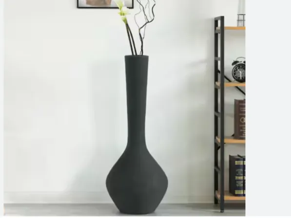 Tall modern floor vase