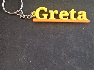 porta chiave nome Greta