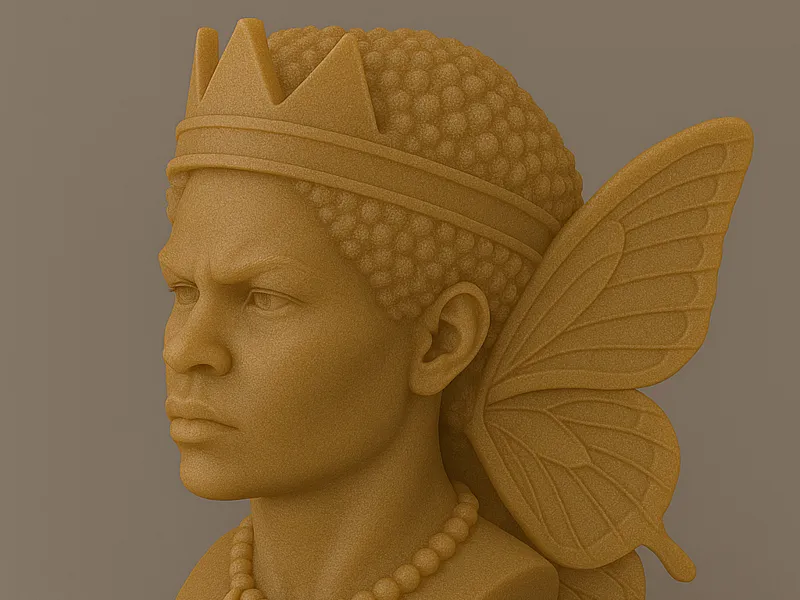 Busto de Iansã  – Escultura para Impressão 3D