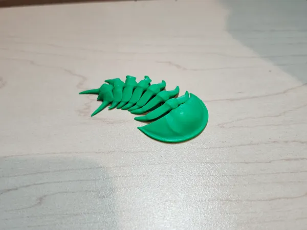 Trilobite flexible articulé