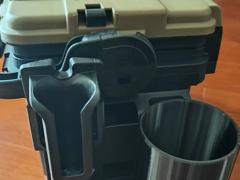 路亚钓箱腰带杆插适配器