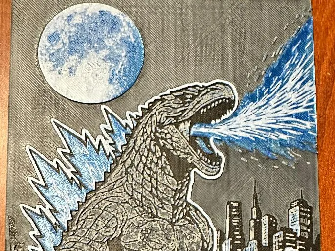 Hueforge Godzilla