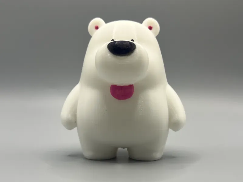 吐舌头的北极熊