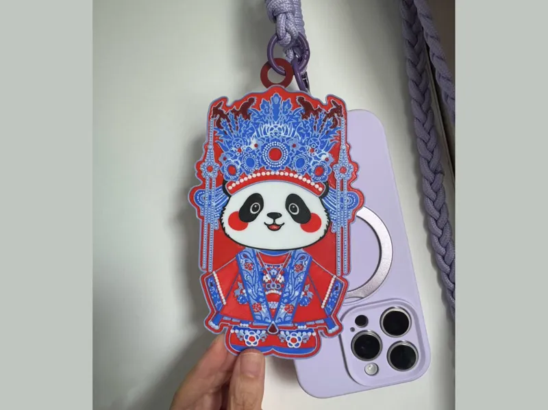 熊猫新娘 手机挂件/钥匙扣 送新娘精美礼物 黑白蓝红四色就可以哦