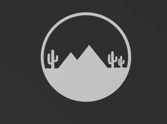 Desert wall art