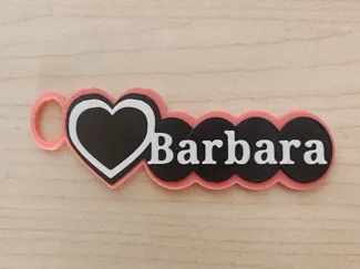 Portachiavi Barbara