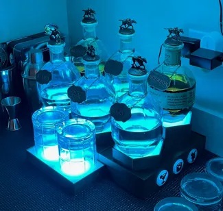 Illuminated Decanter Display