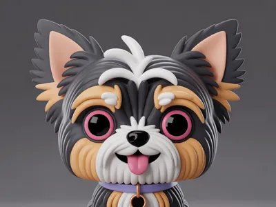 Cute Dog Funko-Style