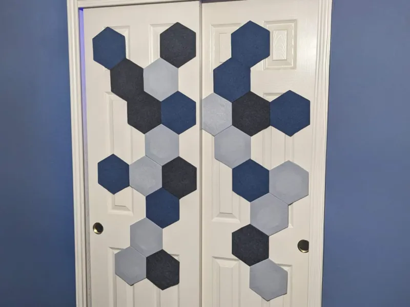 Hexagon wall panels 