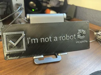 I'm not a robot reCAPTCHA sign