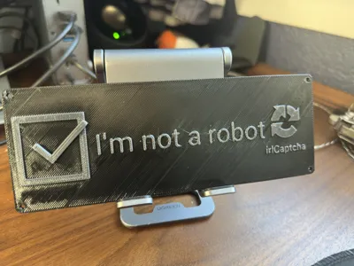 I'm not a robot reCAPTCHA sign