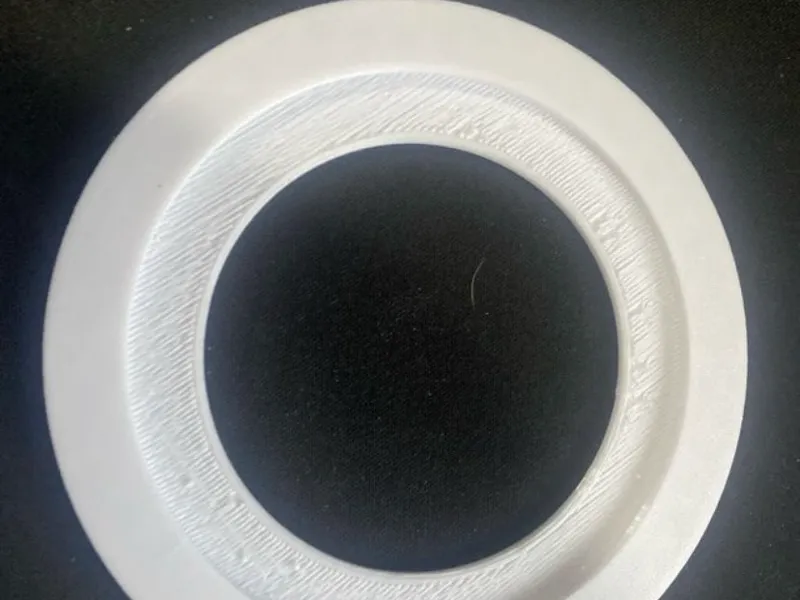 adaptador 3d ojo buey de 75mm corte y 90mm agujero