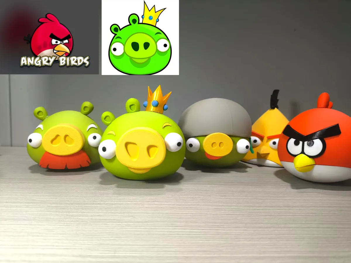 Rey Cerdo multicolor de Angry Birds, versión ensamblaje sin pegamento ...