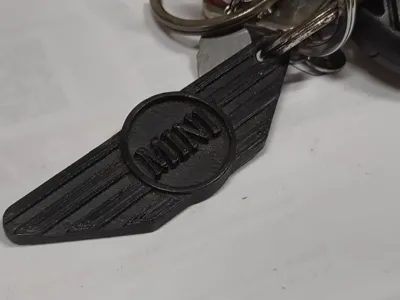 Mini Cooper keychain