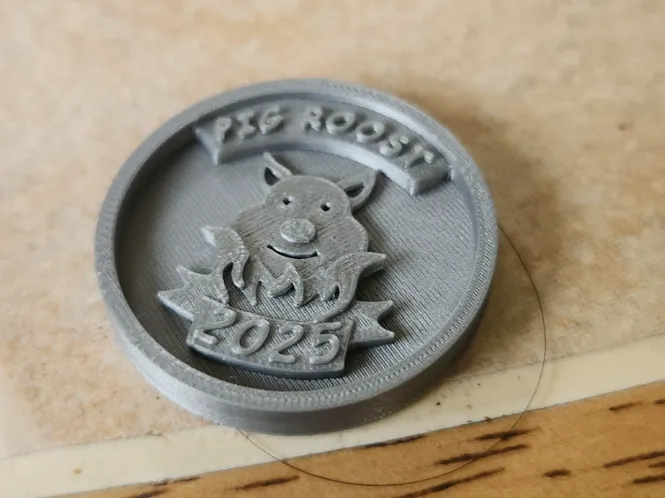 Pig Roast Challenge coin