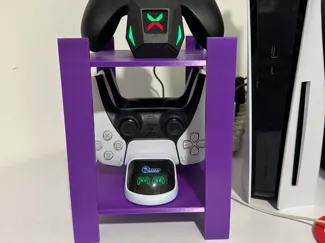 Simple ps/xbox stand shelf  - mulitpart
