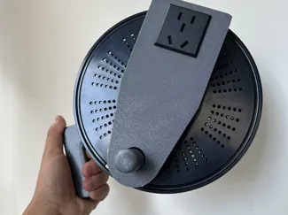 R3D料盘曲柄带插座卷线盘