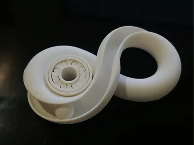 Endless Loop Ball Track (with bearings for rotation)