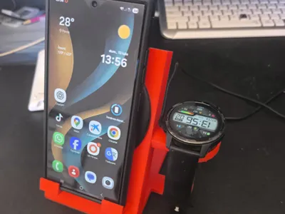 Wireless charging stand & charging smartwatch