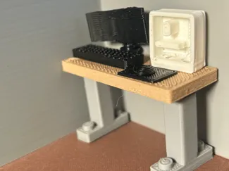 Moc of my gaming setup (building bricks style)