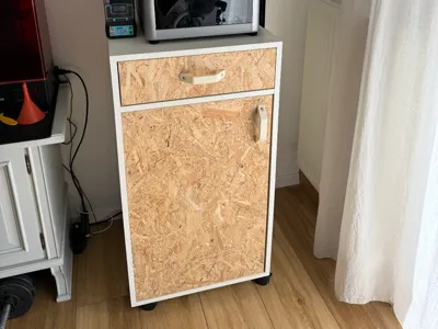 Bambulab X1, X1c, X1E, etc. Cambinet with 4 AMS