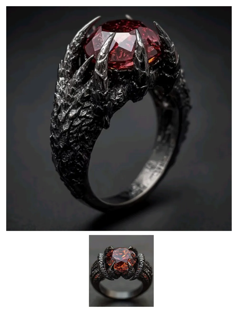 v2.0 Claws Gem Ring, Demon Ring, Creative Sci-fi Ring, The One Ring by ...