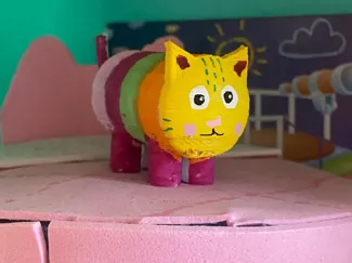 Pillow cat from Gabby's dollhouse