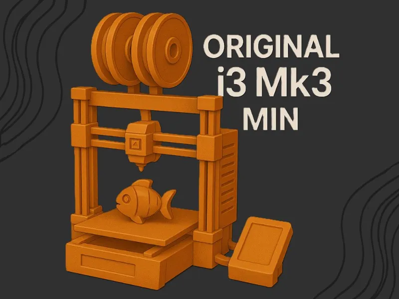 Prusa i3 Mk3 Inspired 3d Printer Model