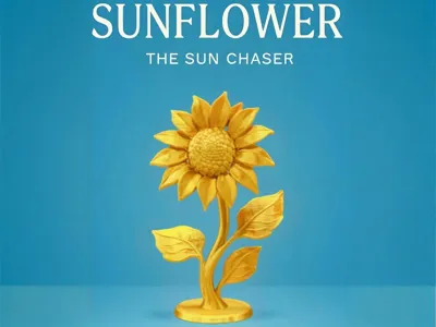 Sunflower Blossom Ornament