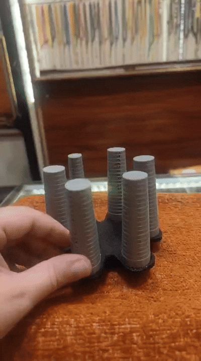 Turnable ring stand / plate