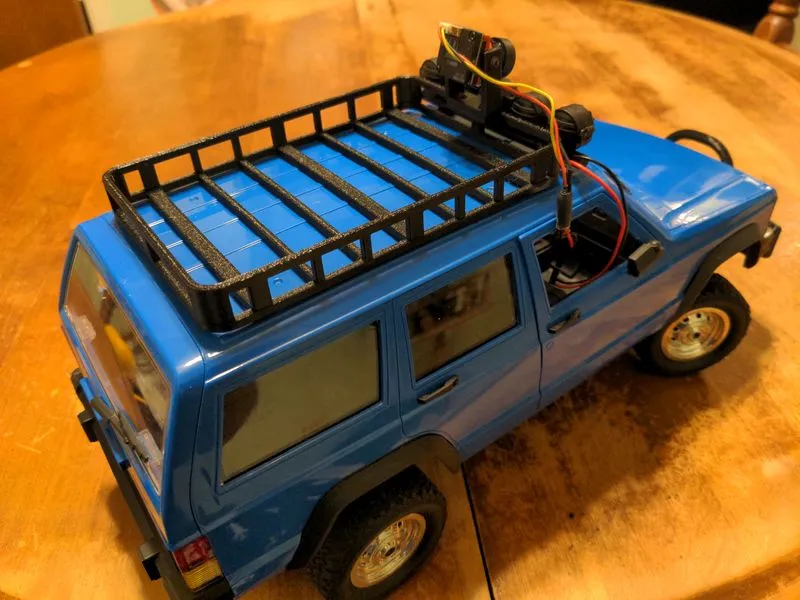 Model Roof Rack MN78 1/12 scale roof rack with camera mount - Free 3D Print Model ...