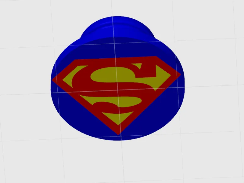 DC Superman pin charm Crocs