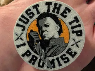 Michael Myers Straw Topper/Charm