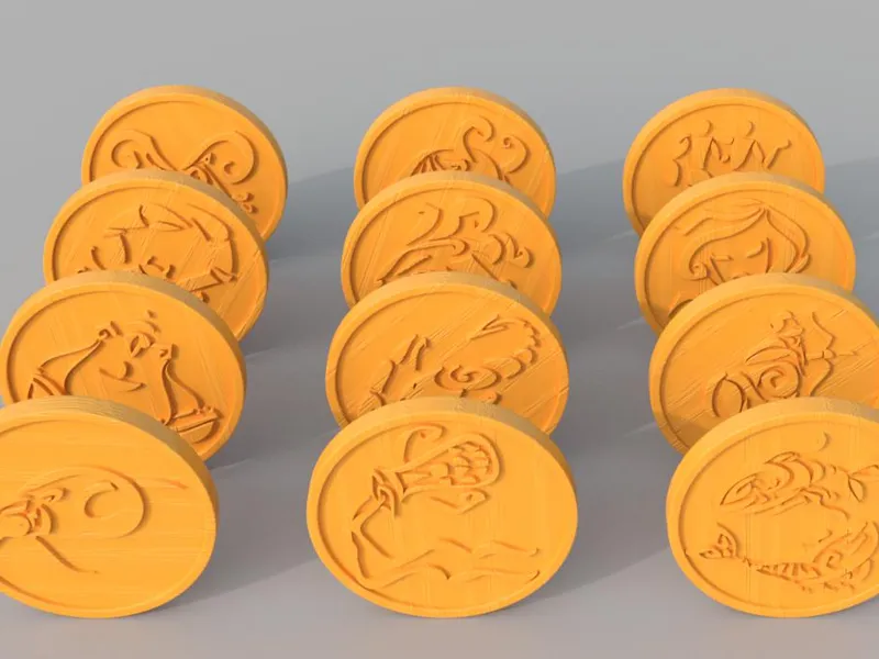 Zodiac coin
