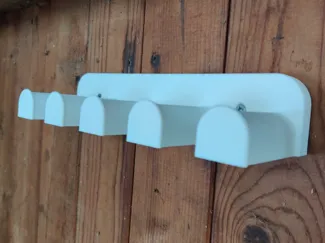 resistance band holder garage gym 5 bands