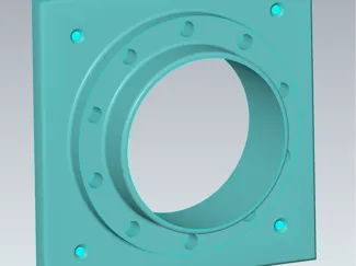 10cm wall mount for needitmakeit Dust Adapter