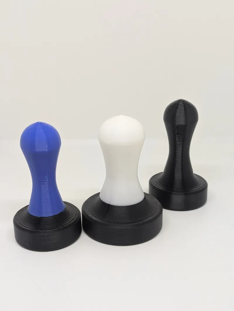 Parametric espresso portafilter tamper, step file 