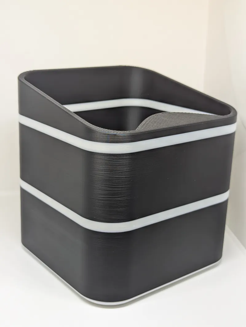 Espresso knock box, optional TPU protector