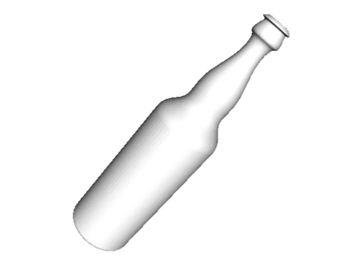 Simple soda bottle cad file