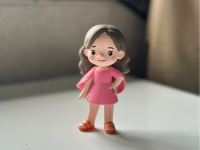 A 3D model of a person named Aum