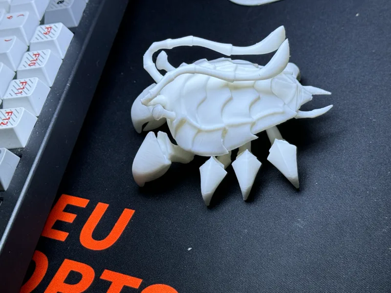 完美分件！英雄联盟/金铲铲 河蟹 (迅捷蟹) 3D打印模型，丝滑不翻车！